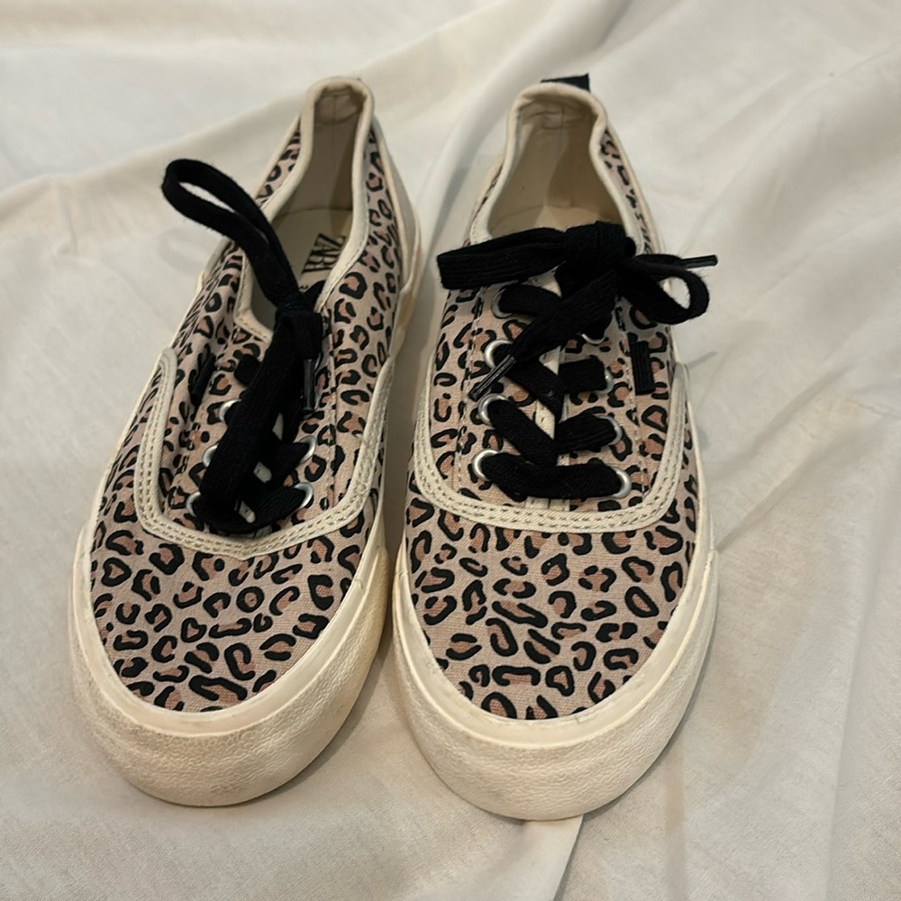 Cheetah Print Sneakers